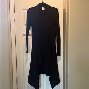 CAbi Black Ribbed Knit Sweater